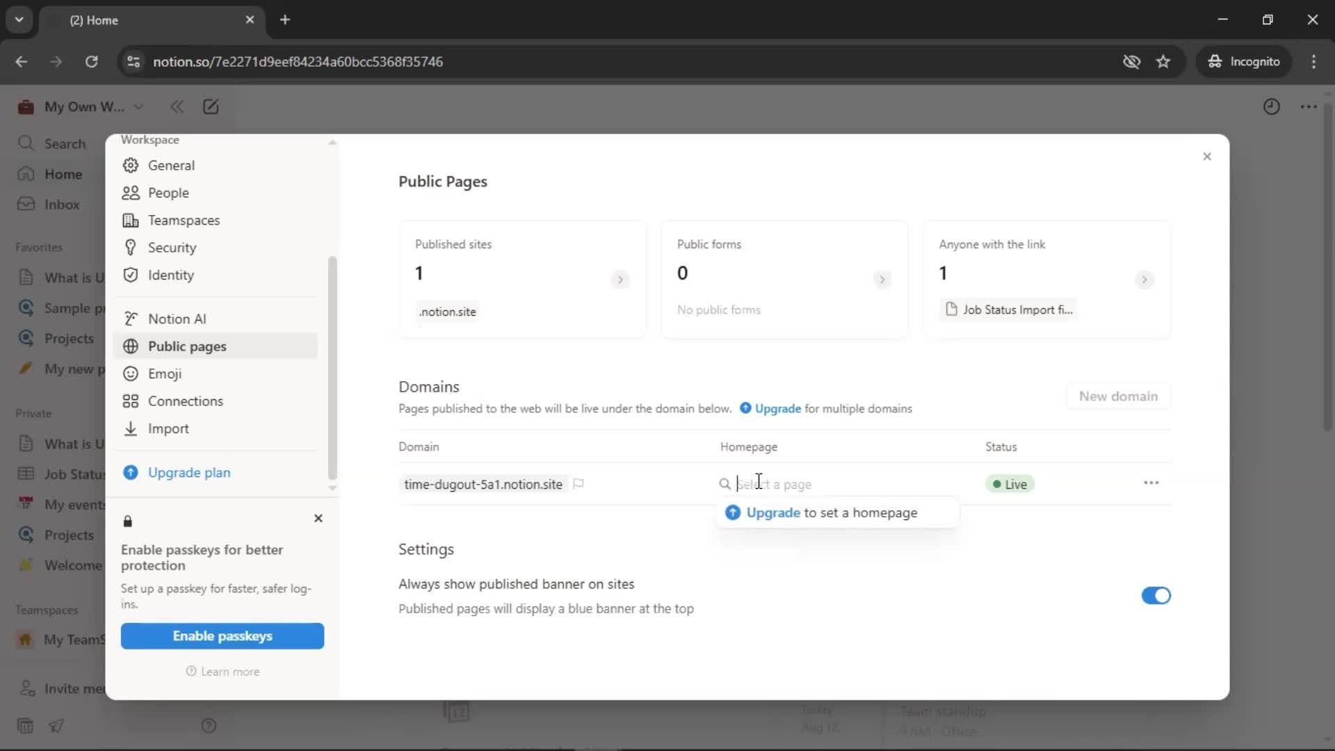 General browsing screenshot
