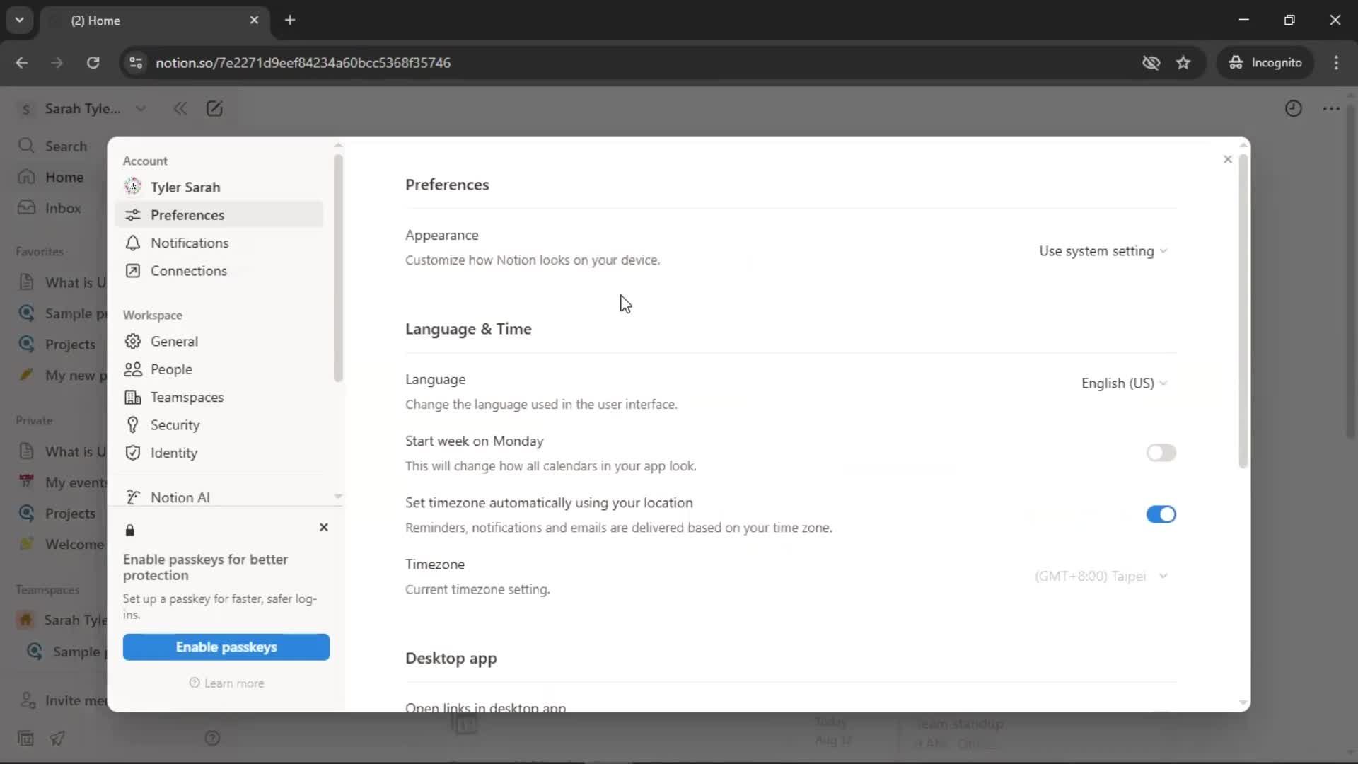 General browsing screenshot