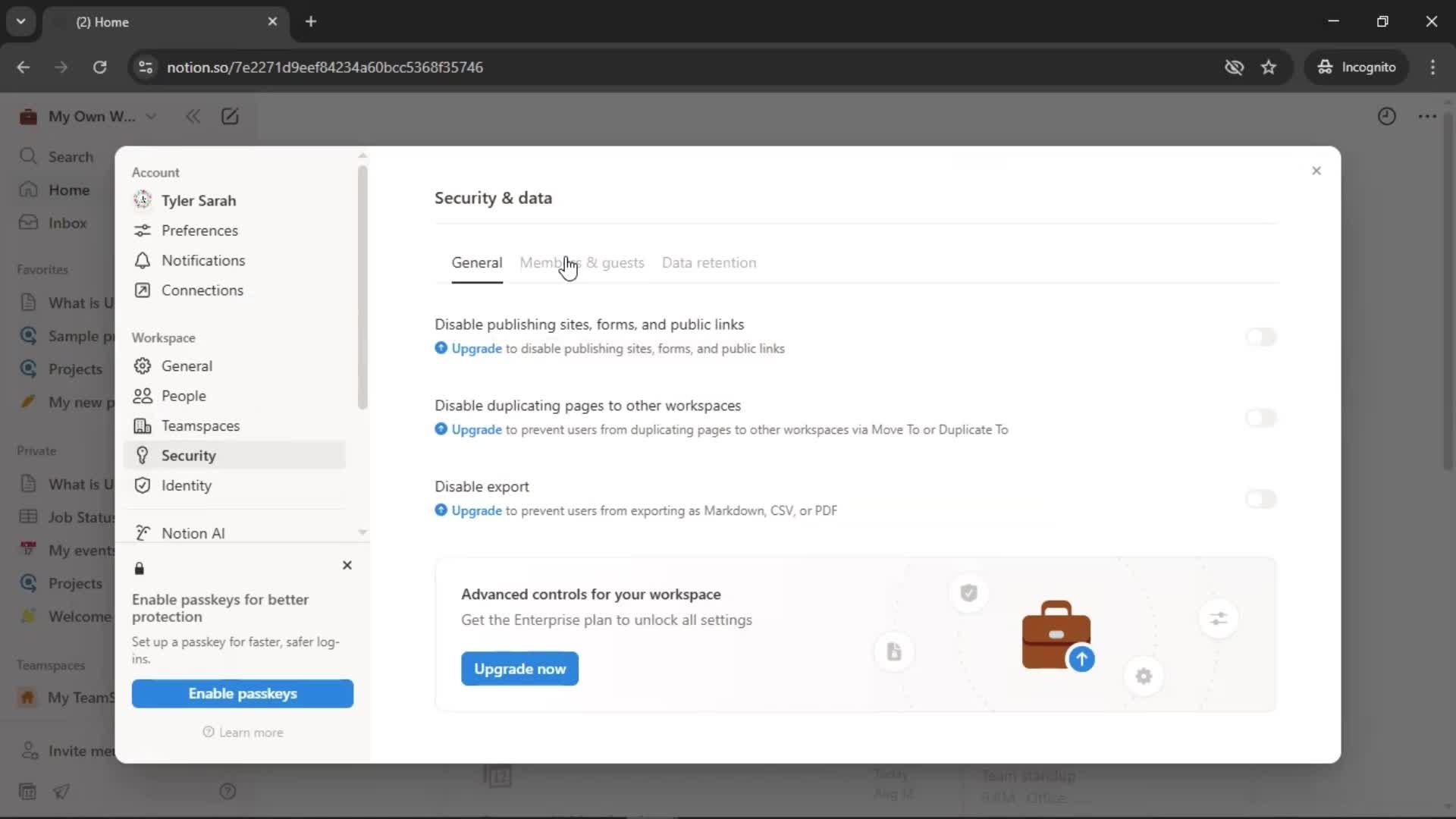 General browsing screenshot