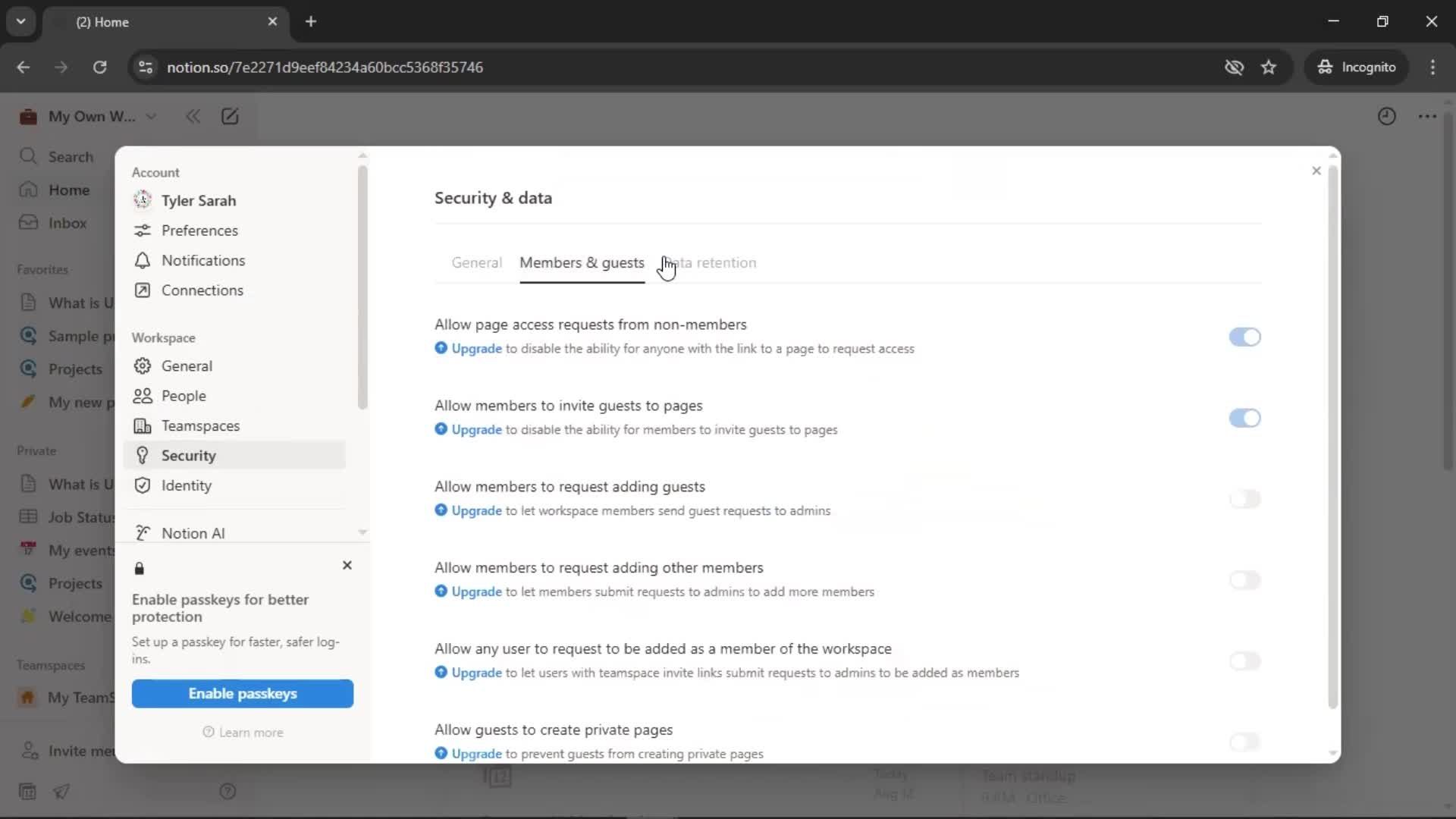 General browsing screenshot