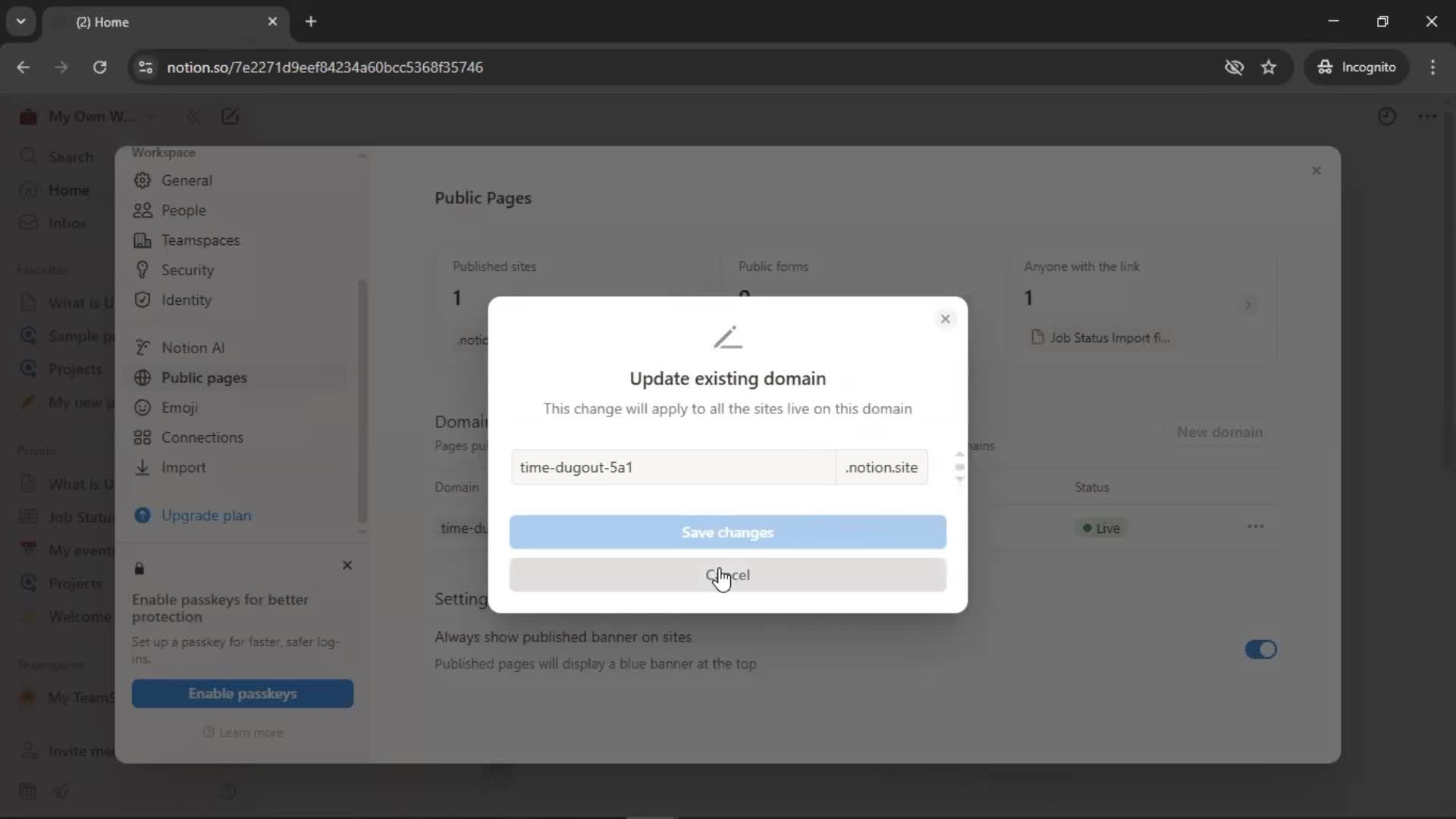 General browsing screenshot