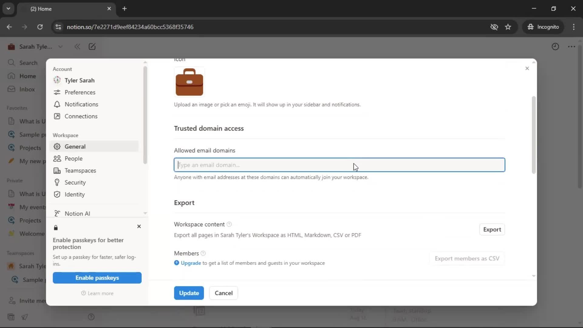 General browsing screenshot