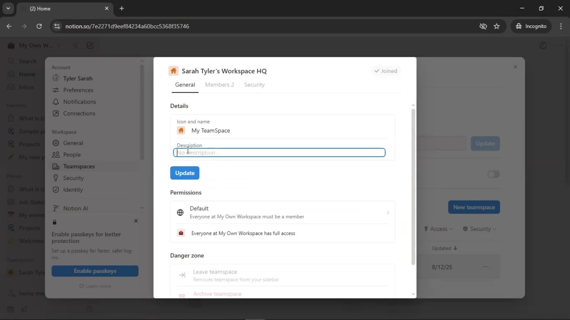 General browsing screenshot