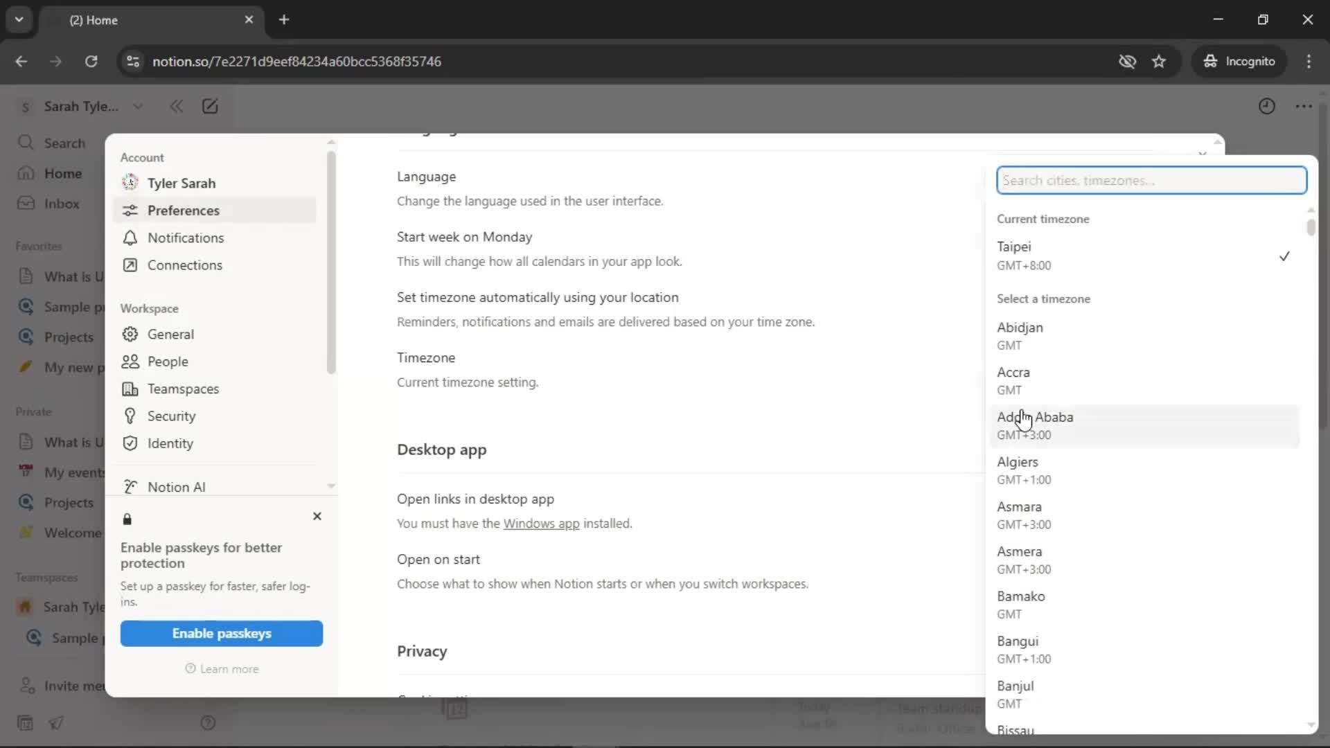 General browsing screenshot