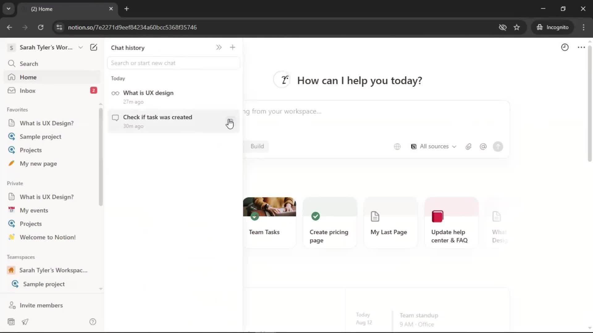 General browsing screenshot