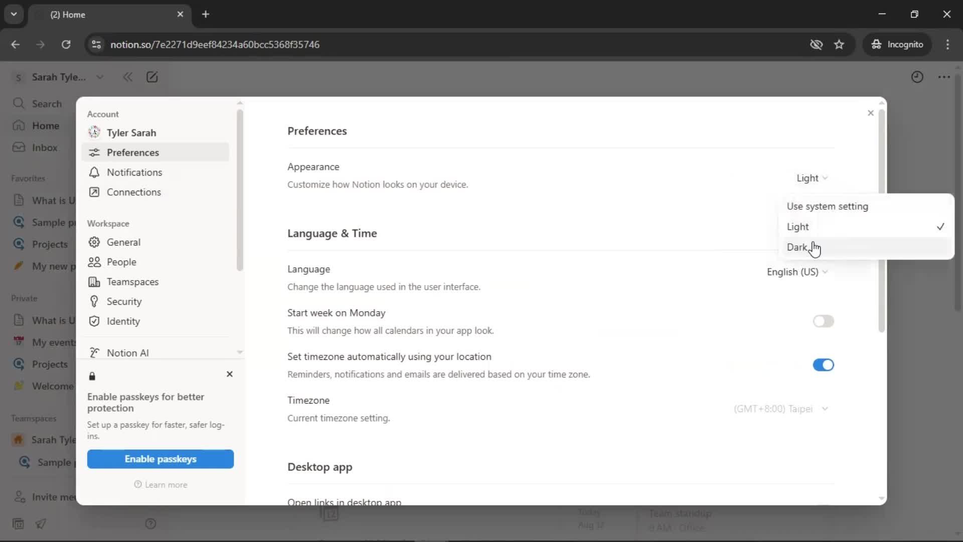 General browsing screenshot