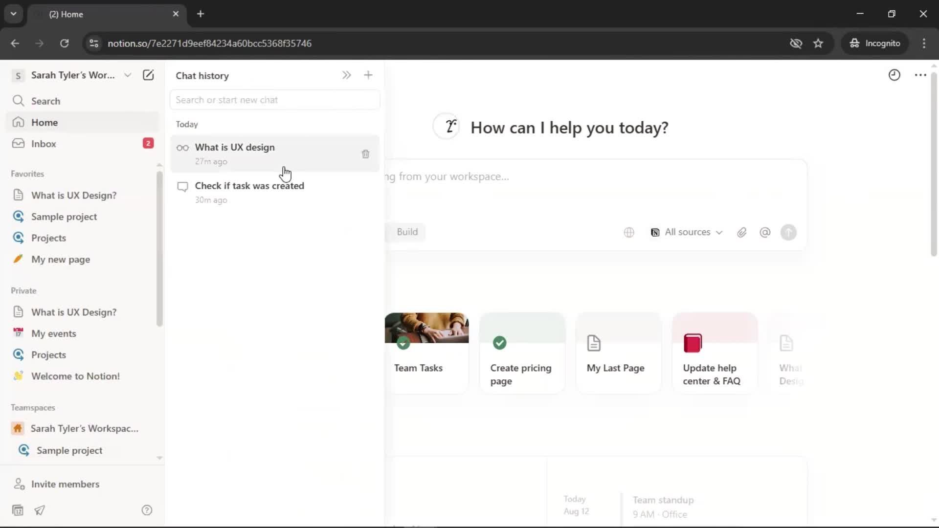 General browsing screenshot