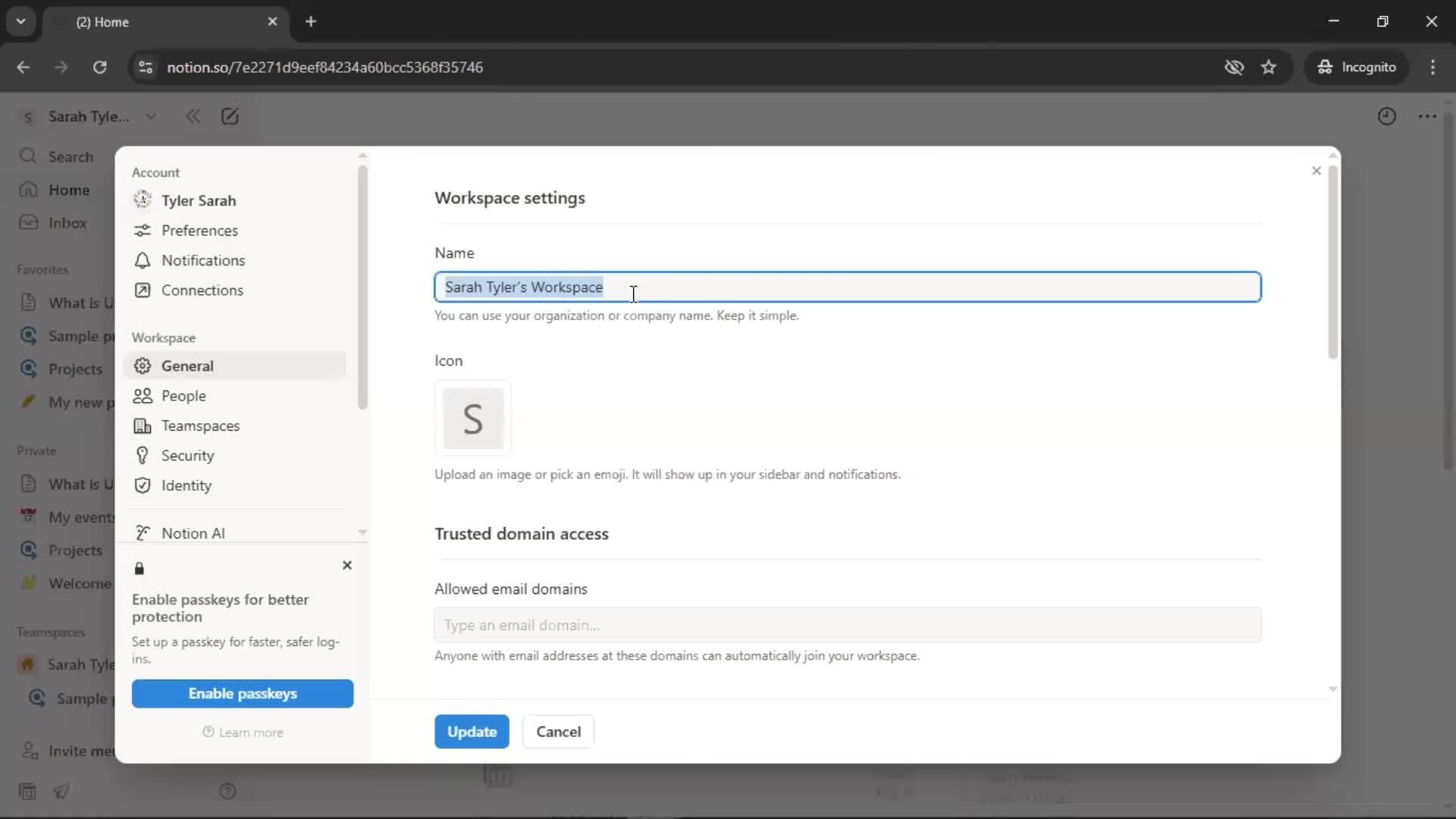 General browsing screenshot