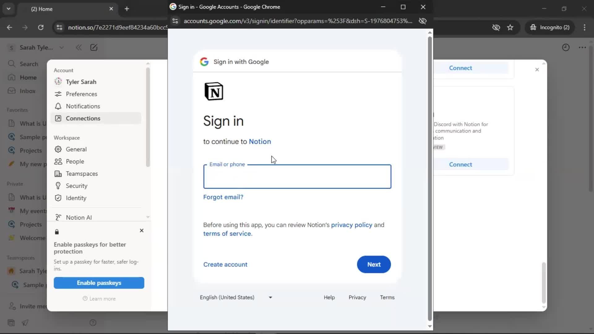 General browsing screenshot