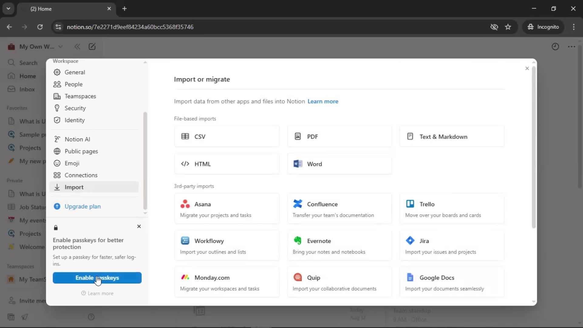 General browsing screenshot