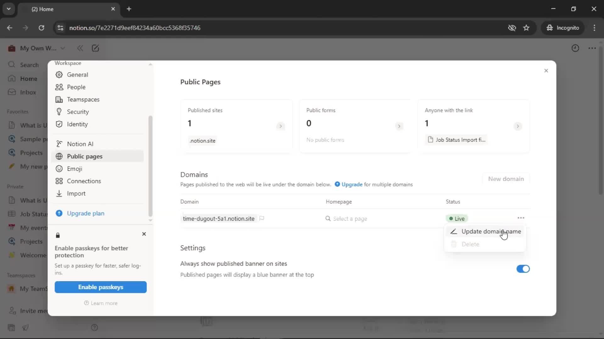 General browsing screenshot