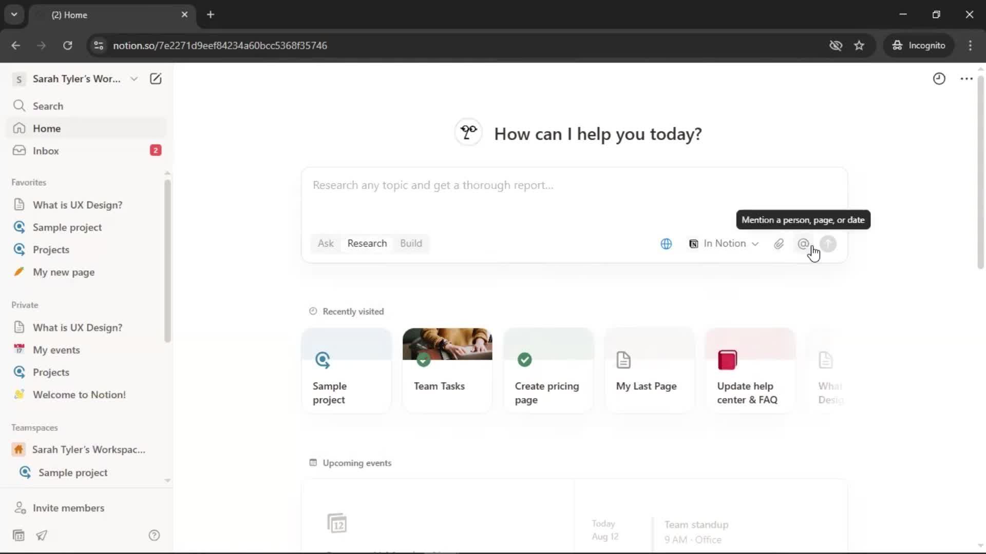 General browsing screenshot