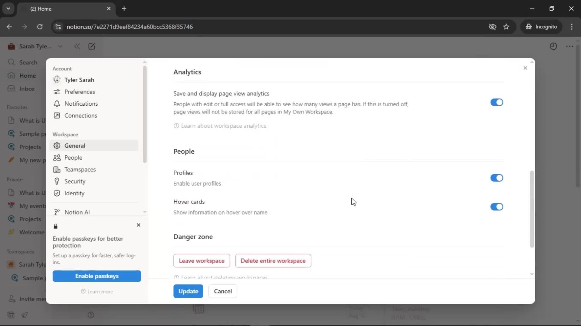 General browsing screenshot