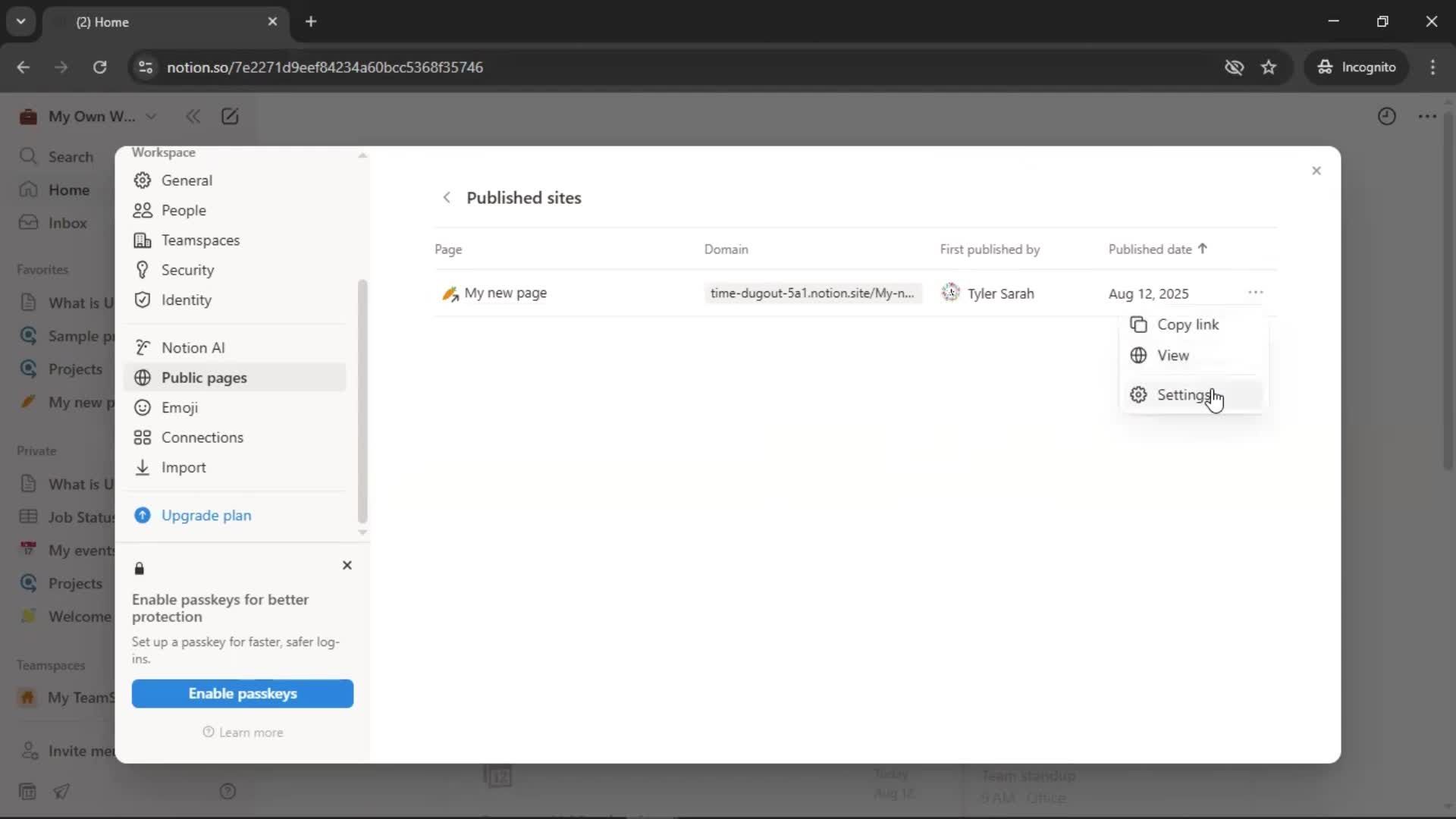 General browsing screenshot