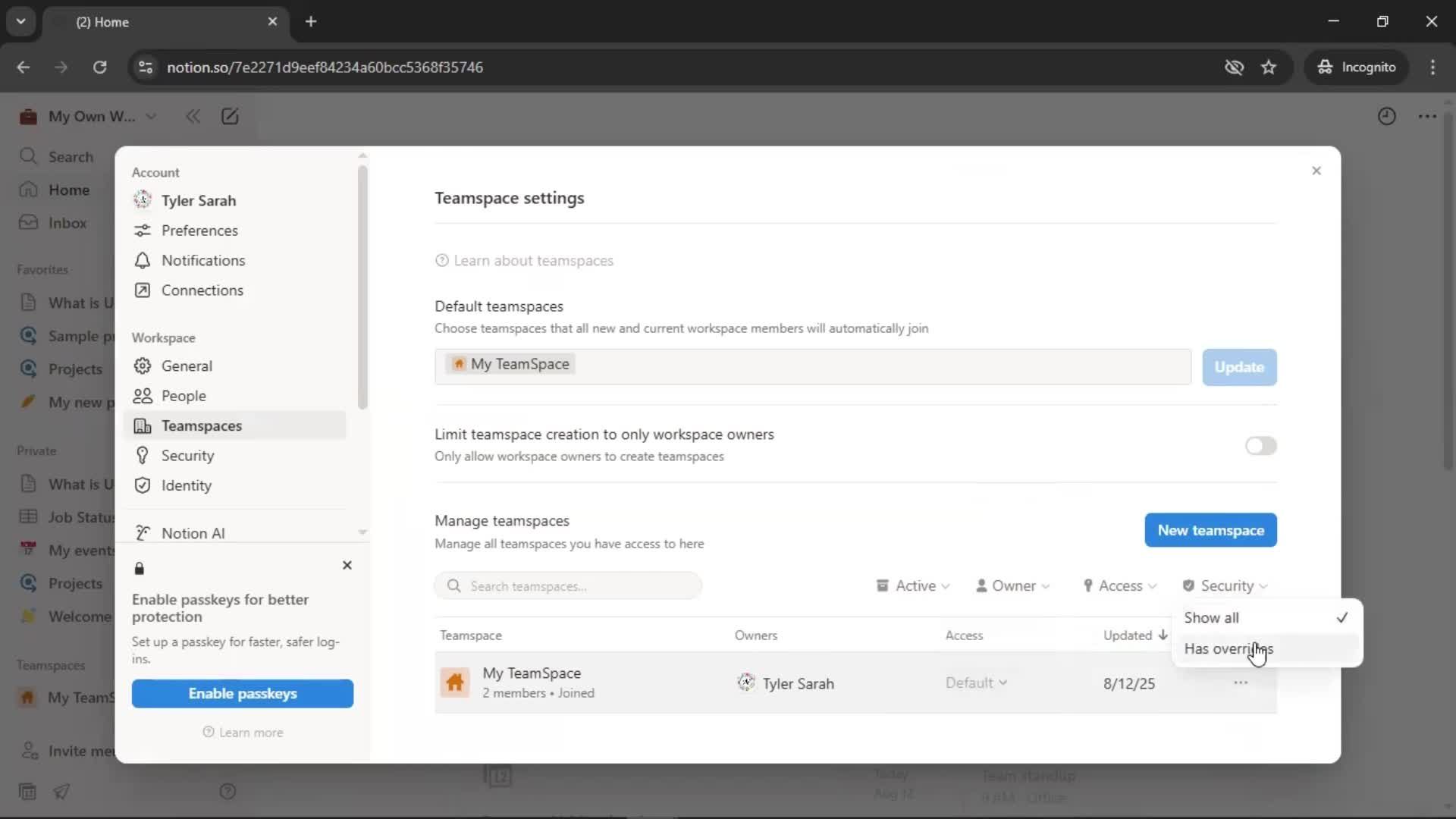 General browsing screenshot