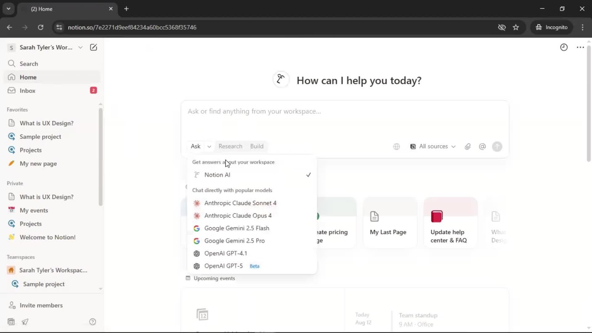 General browsing screenshot