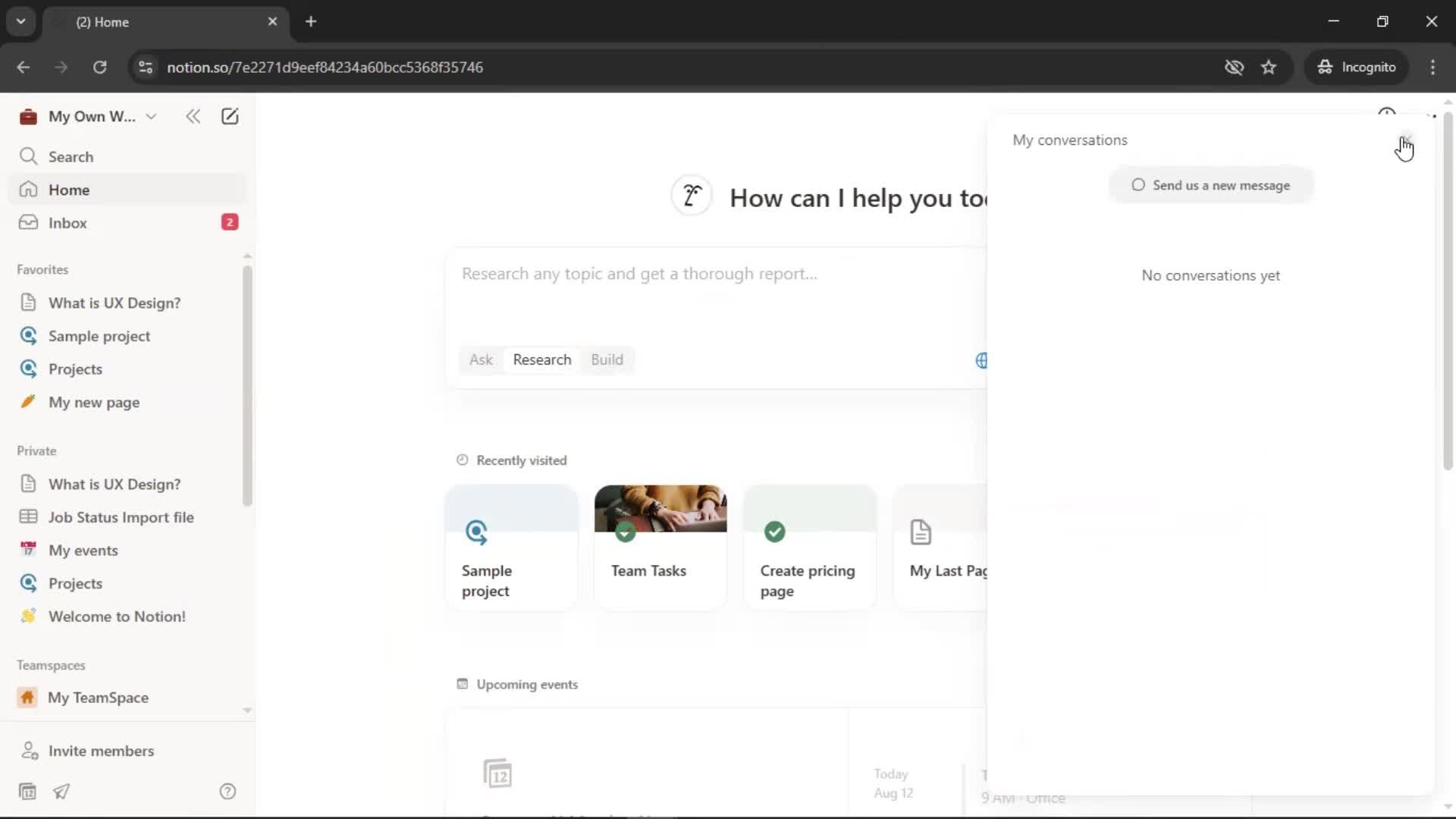 General browsing screenshot
