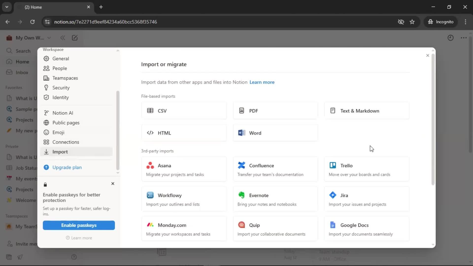 General browsing screenshot