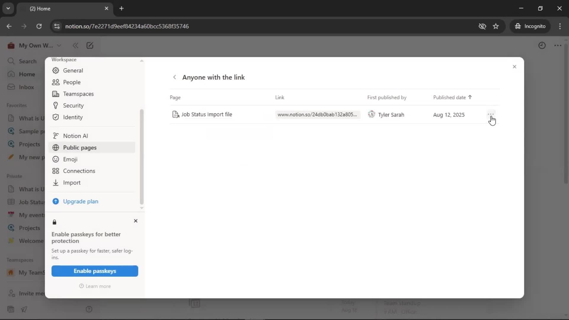 General browsing screenshot