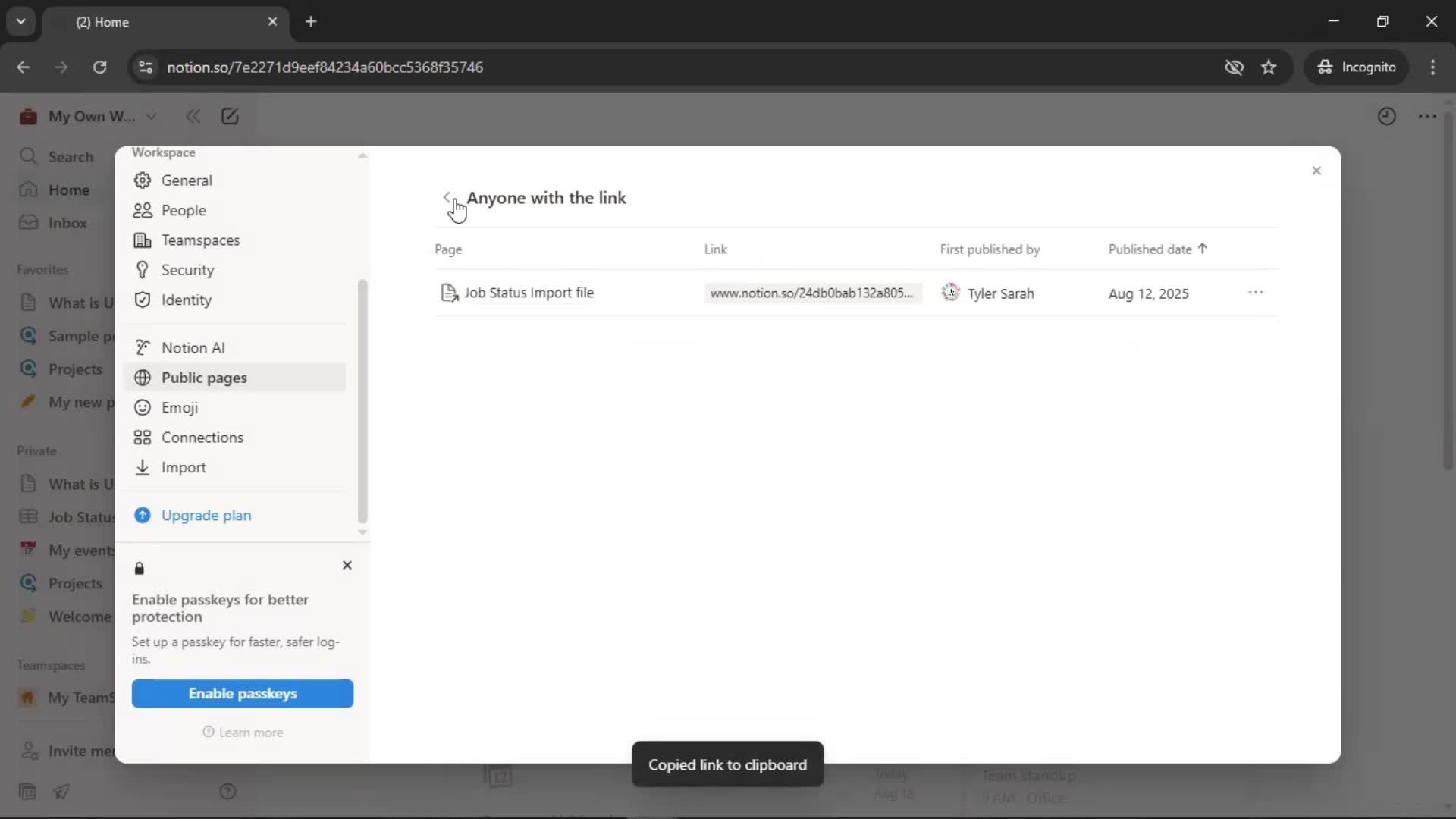 General browsing screenshot