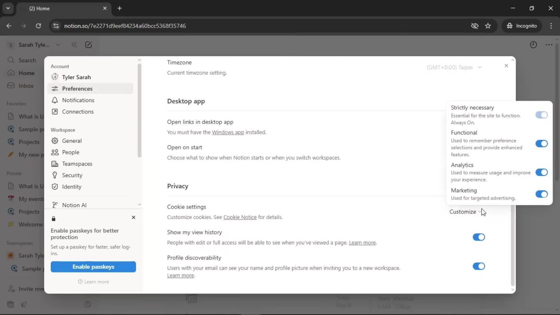 General browsing screenshot
