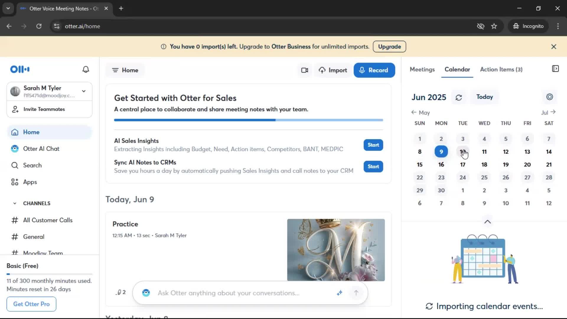 General browsing screenshot