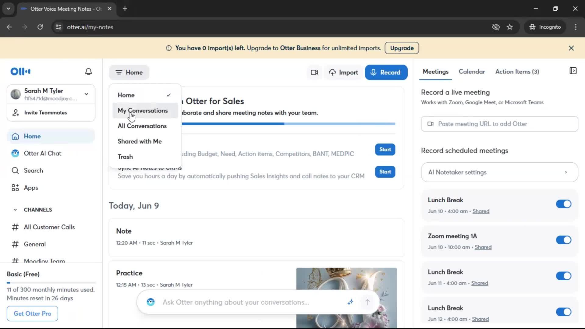 General browsing screenshot