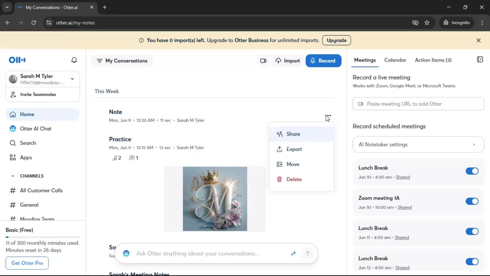 General browsing screenshot