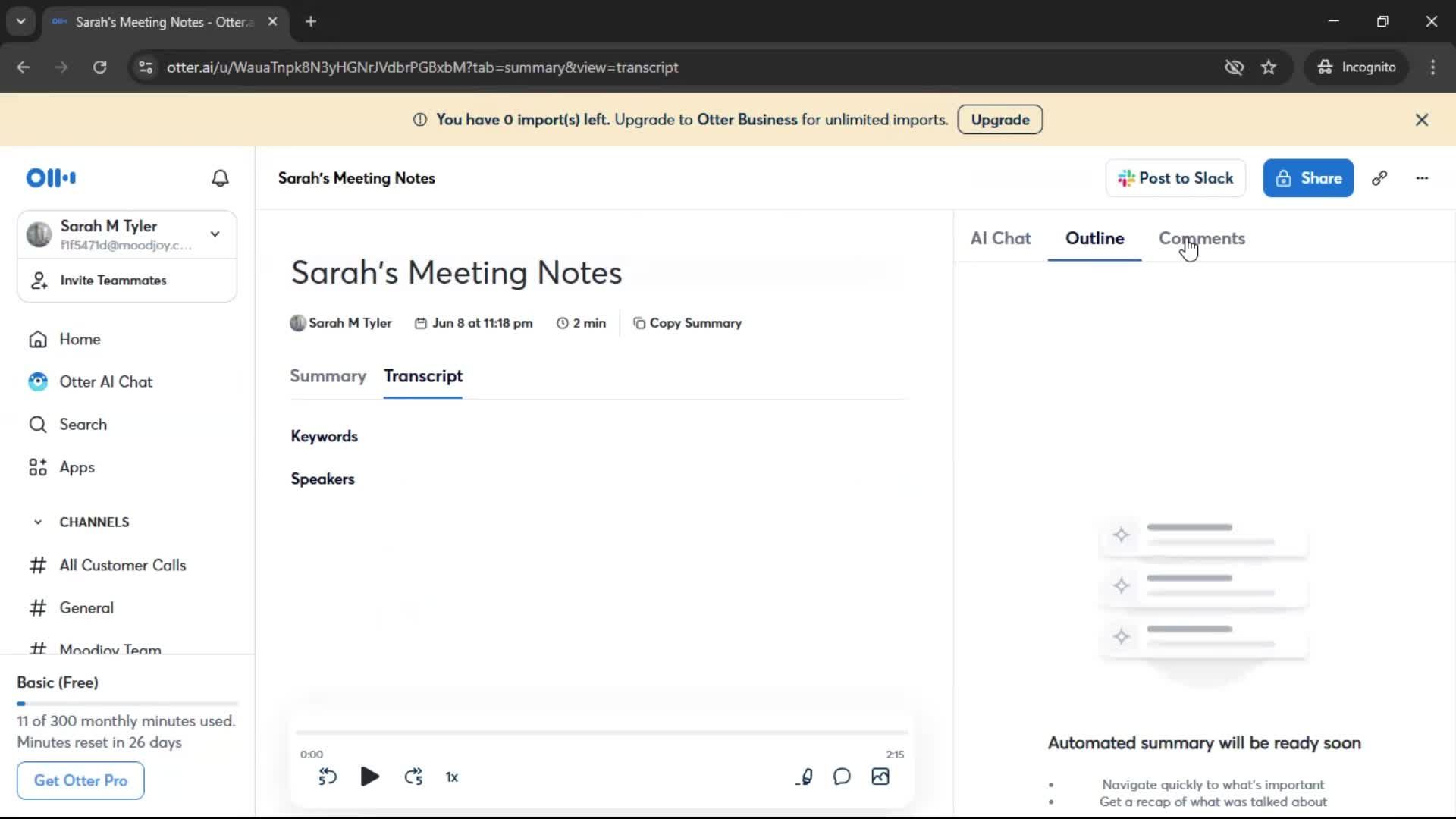 General browsing screenshot