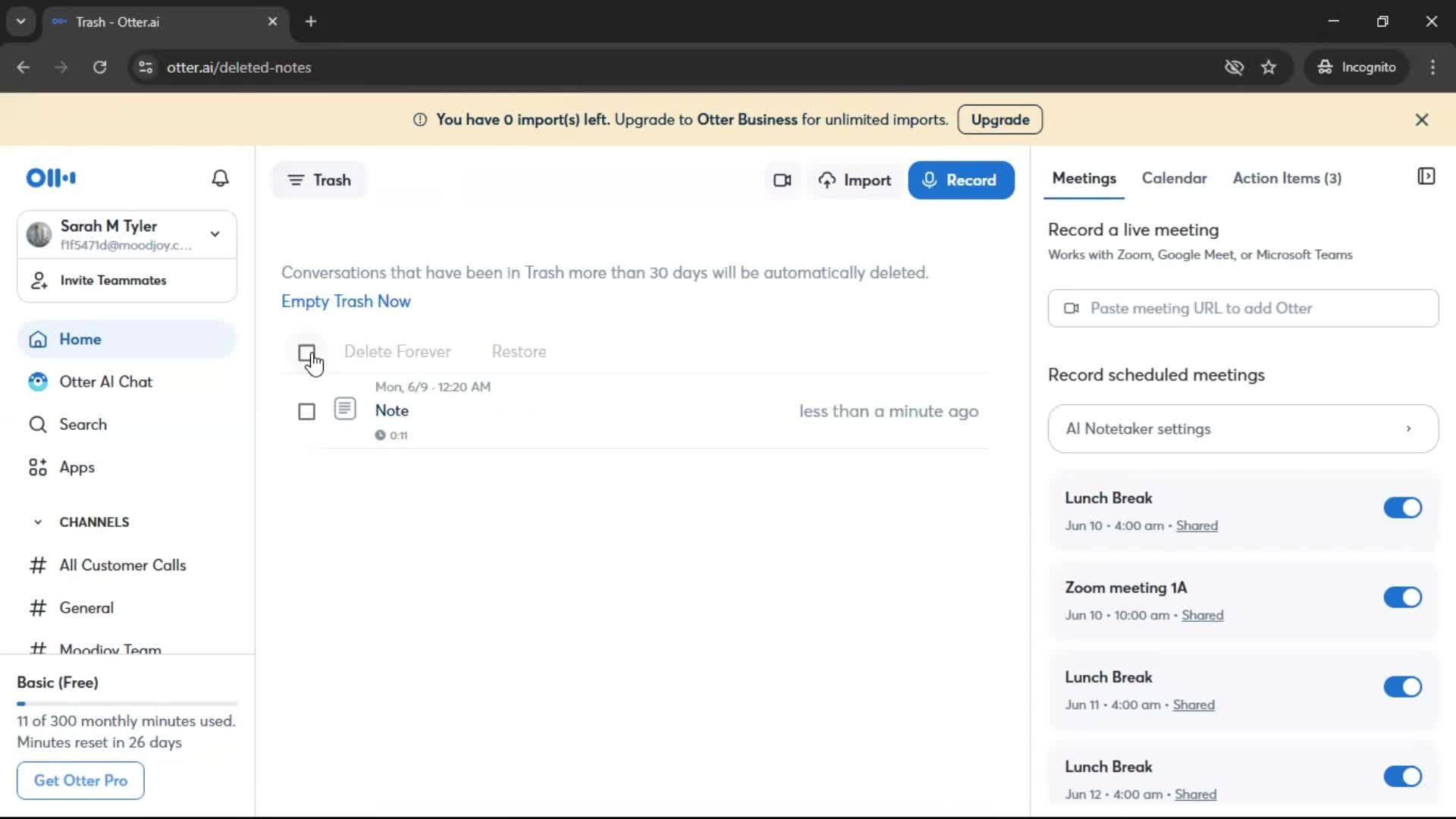 General browsing screenshot