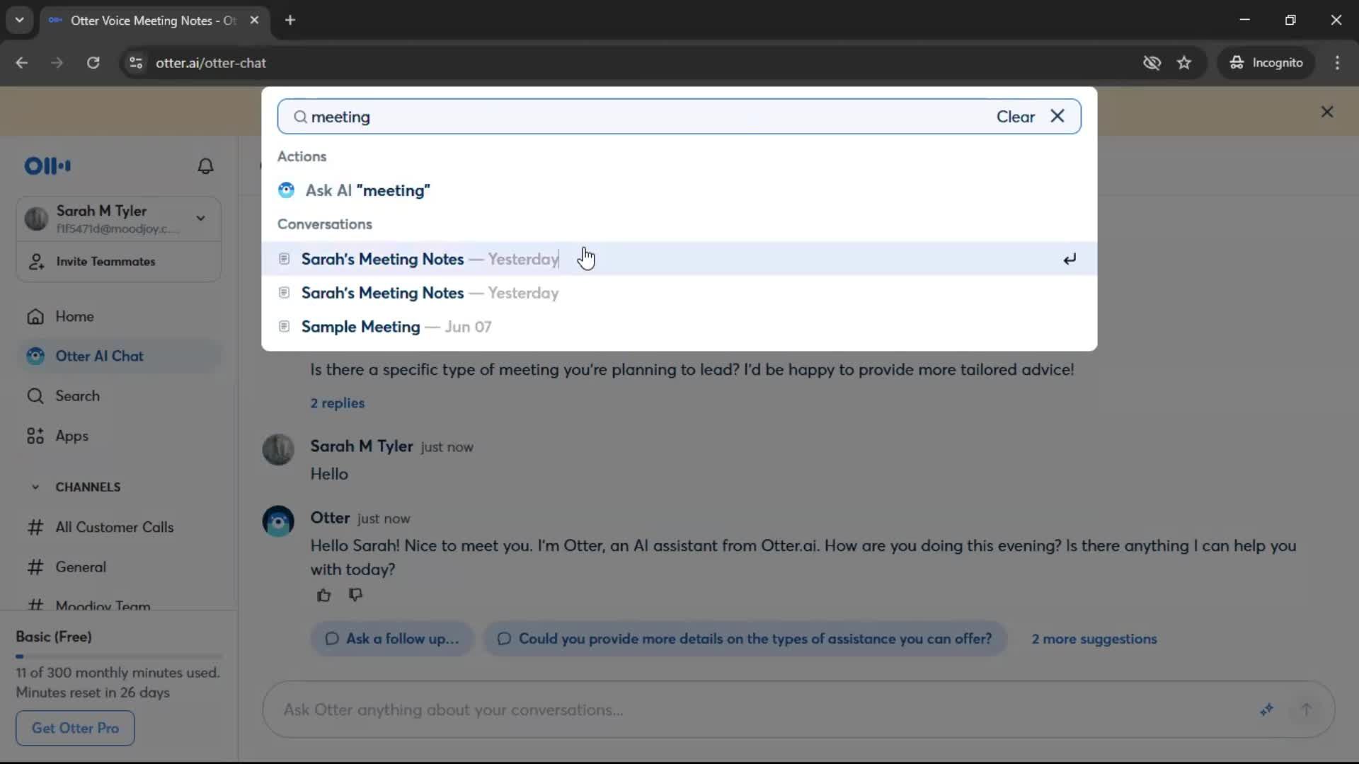 General browsing screenshot