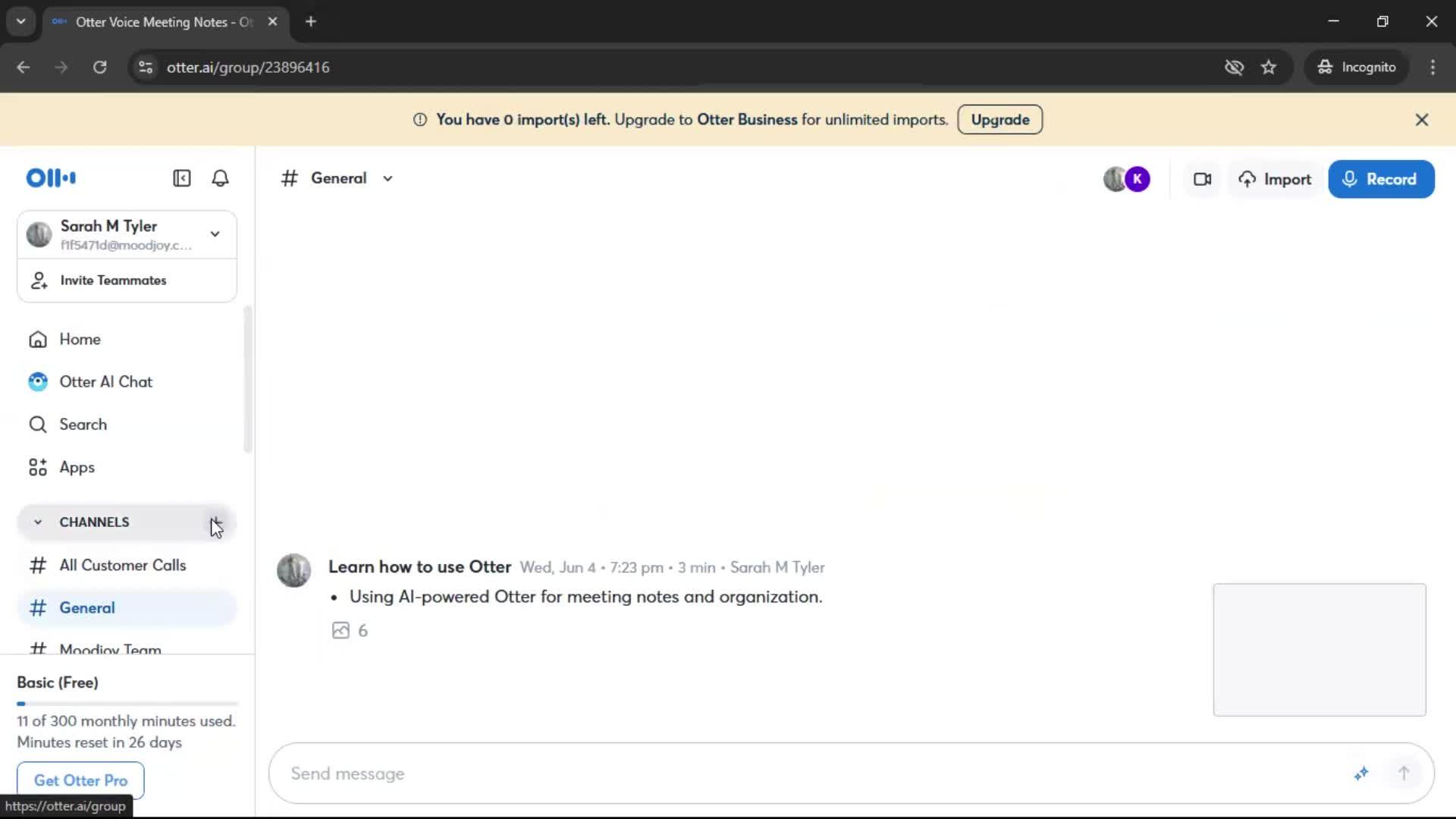 General browsing screenshot