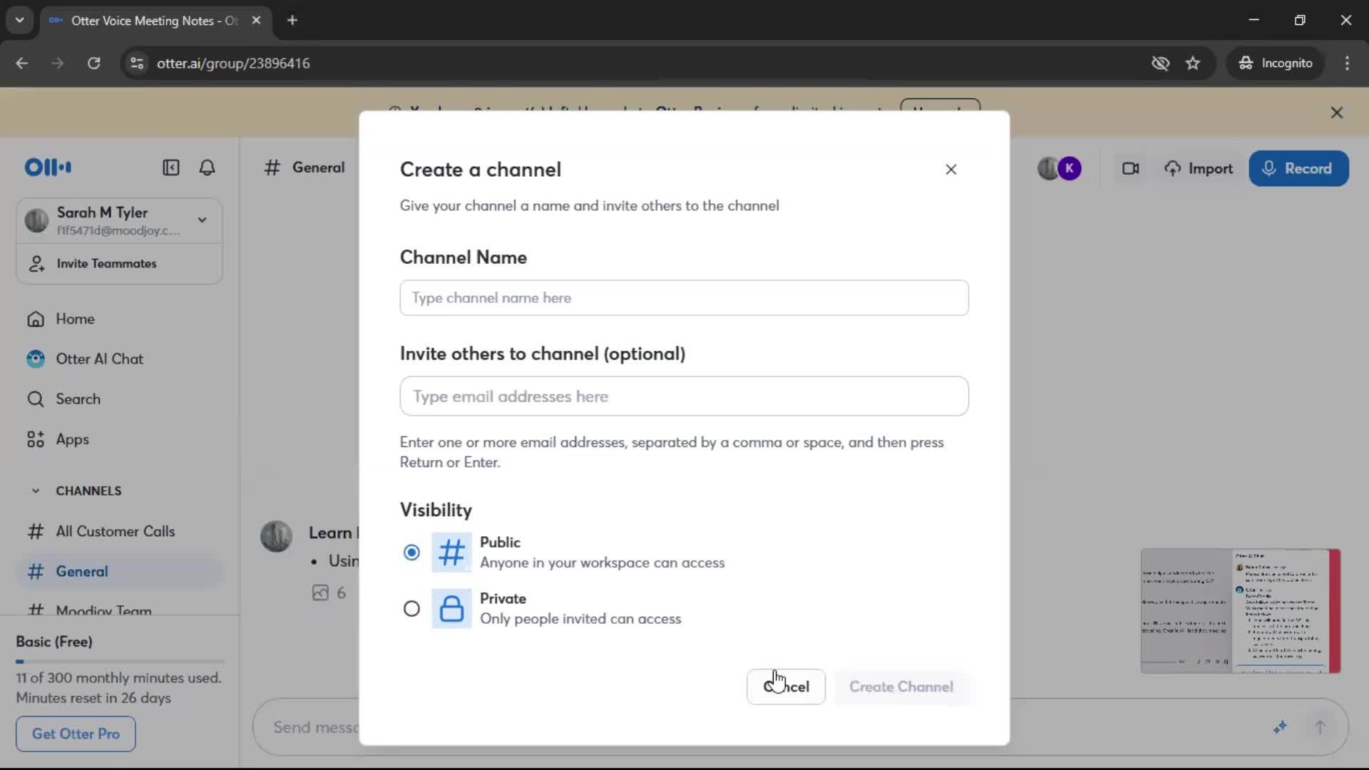 General browsing screenshot