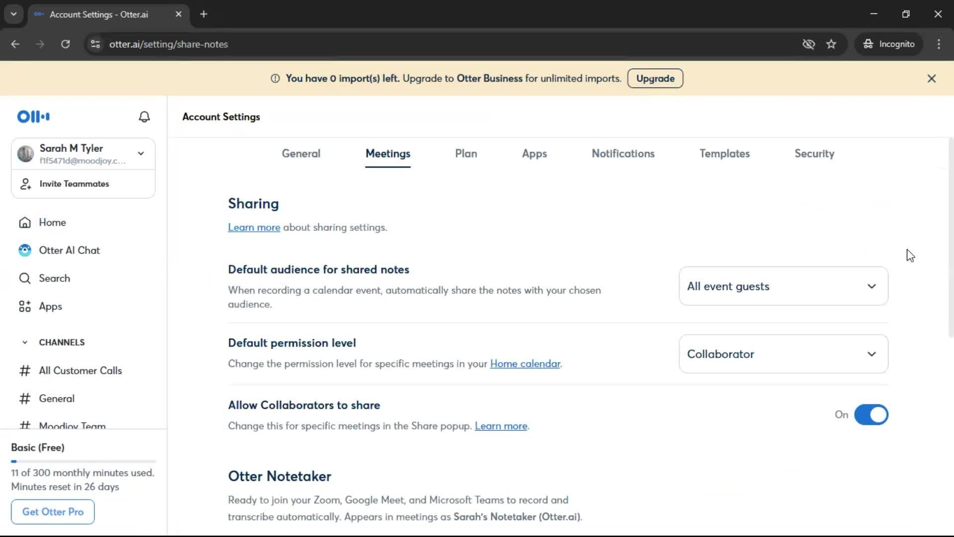 General browsing screenshot