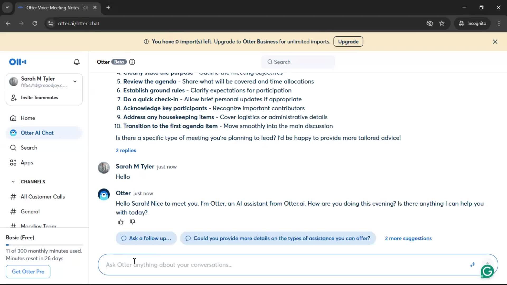 General browsing screenshot