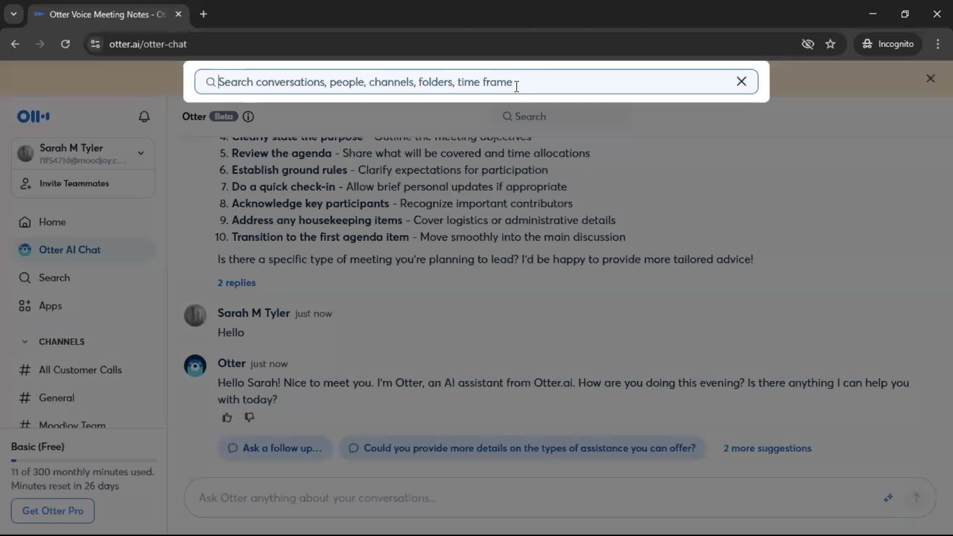 General browsing screenshot