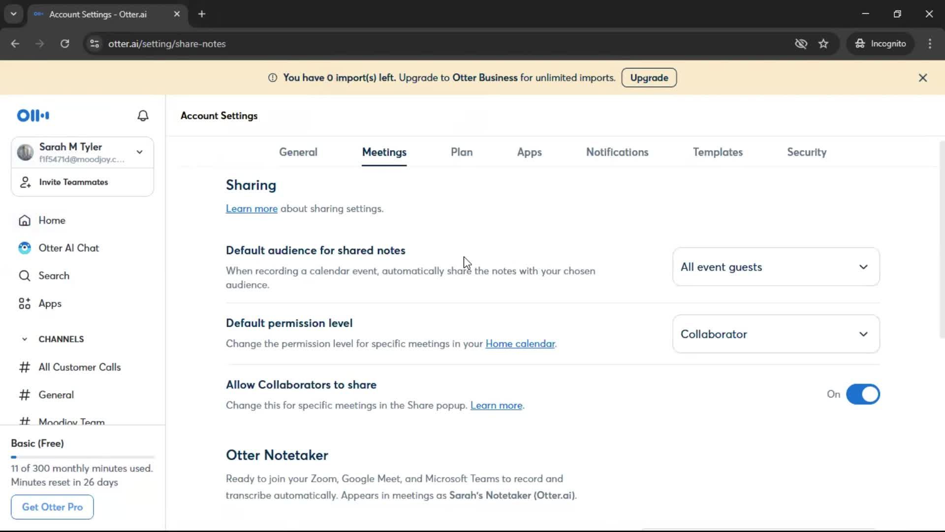 General browsing screenshot