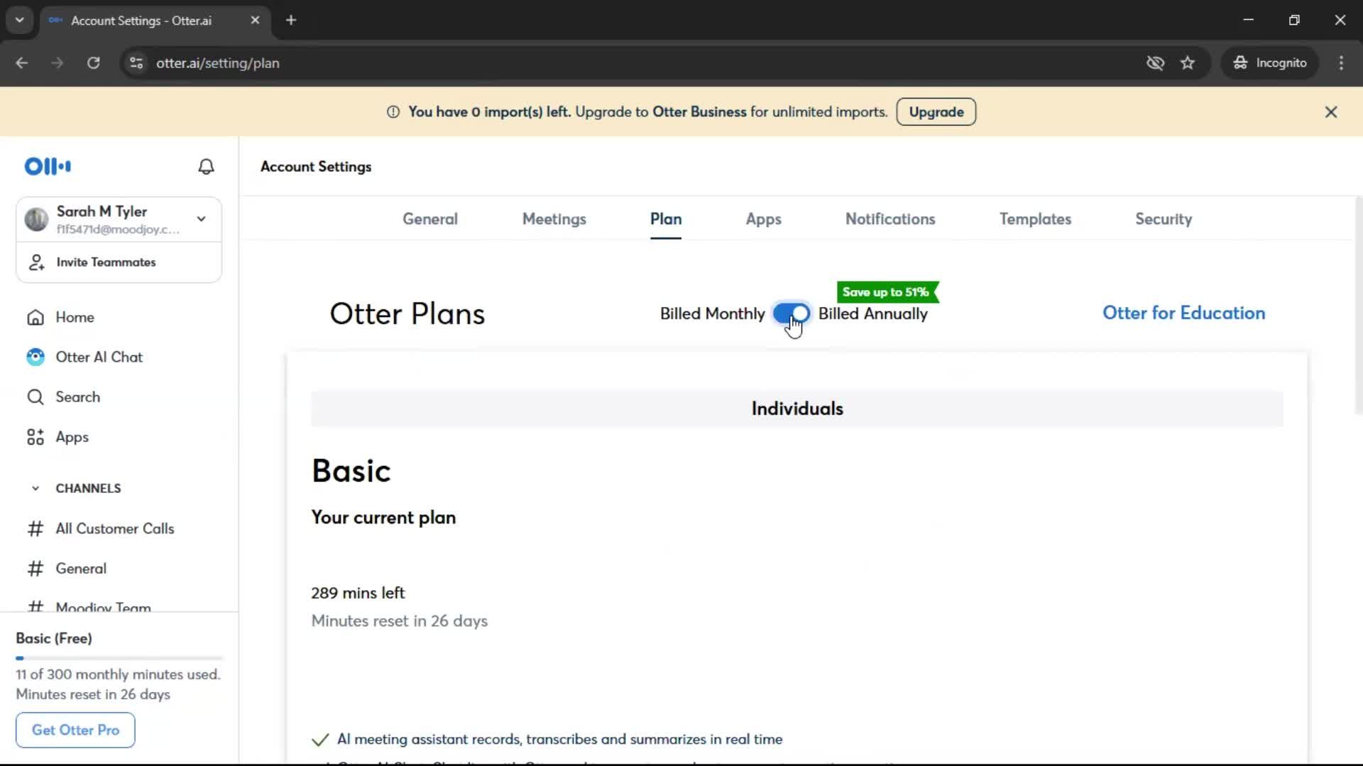 General browsing screenshot