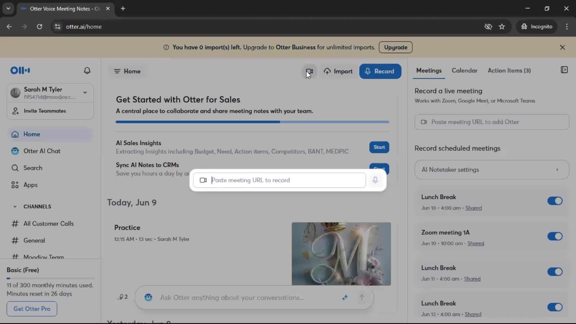 General browsing screenshot