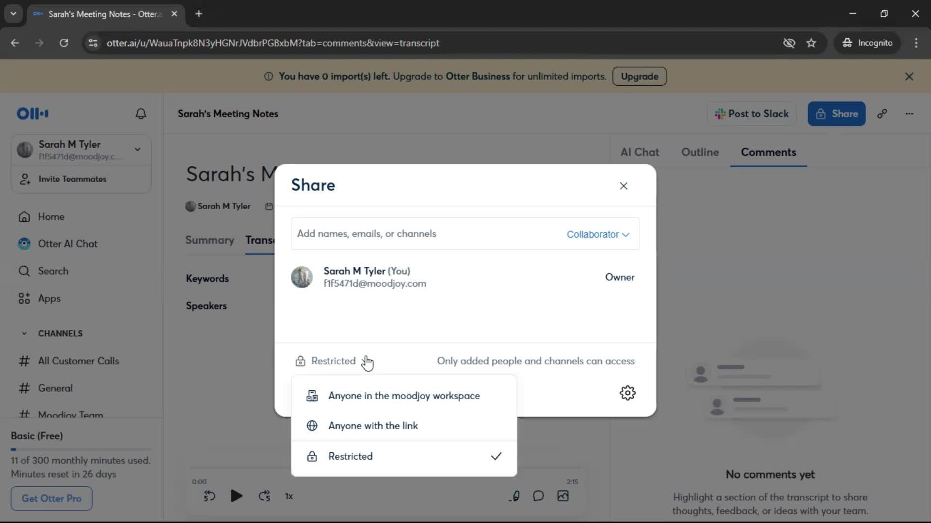 General browsing screenshot