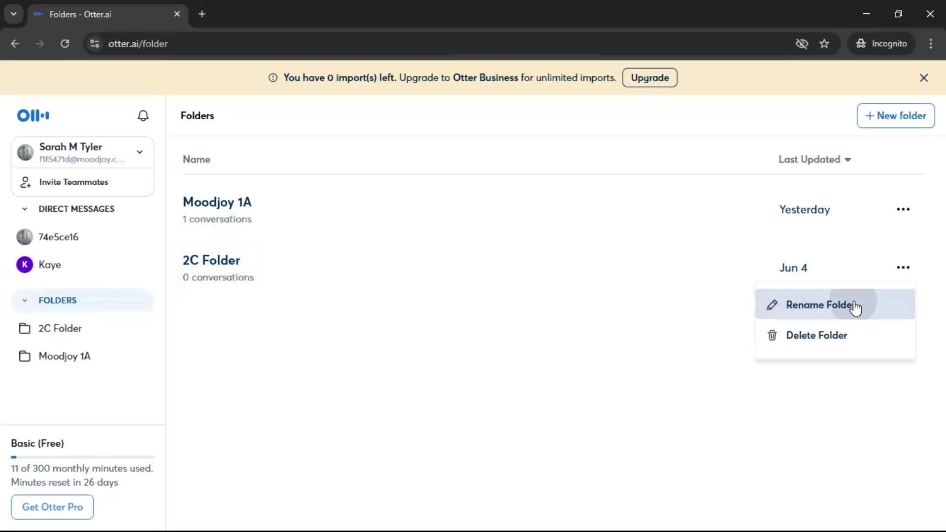 General browsing screenshot