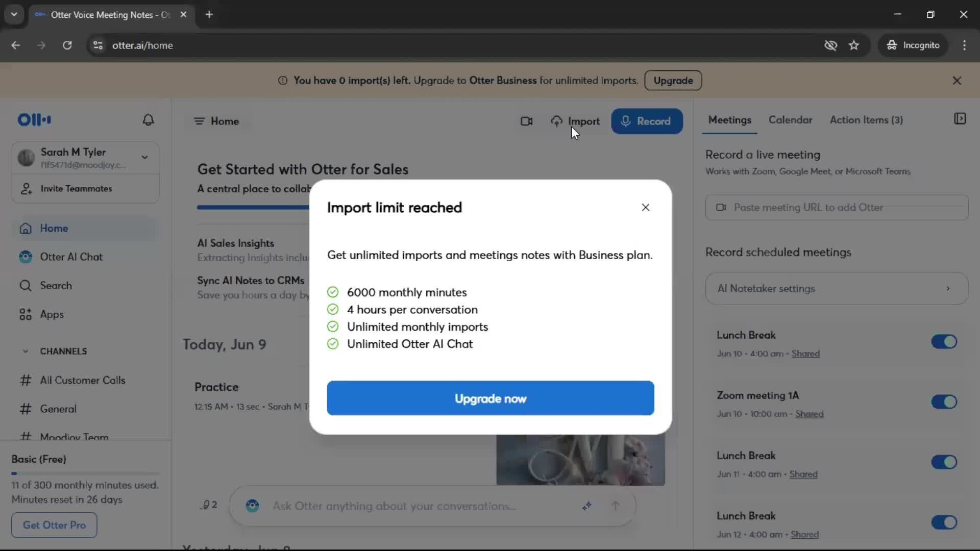 General browsing screenshot
