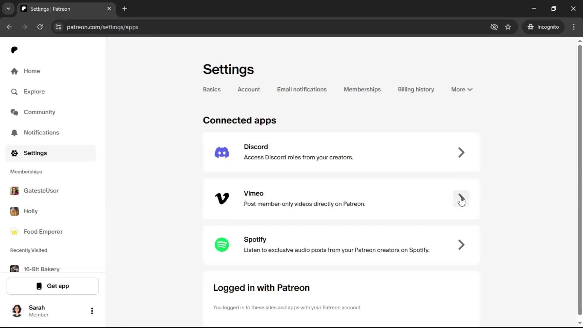 General browsing screenshot