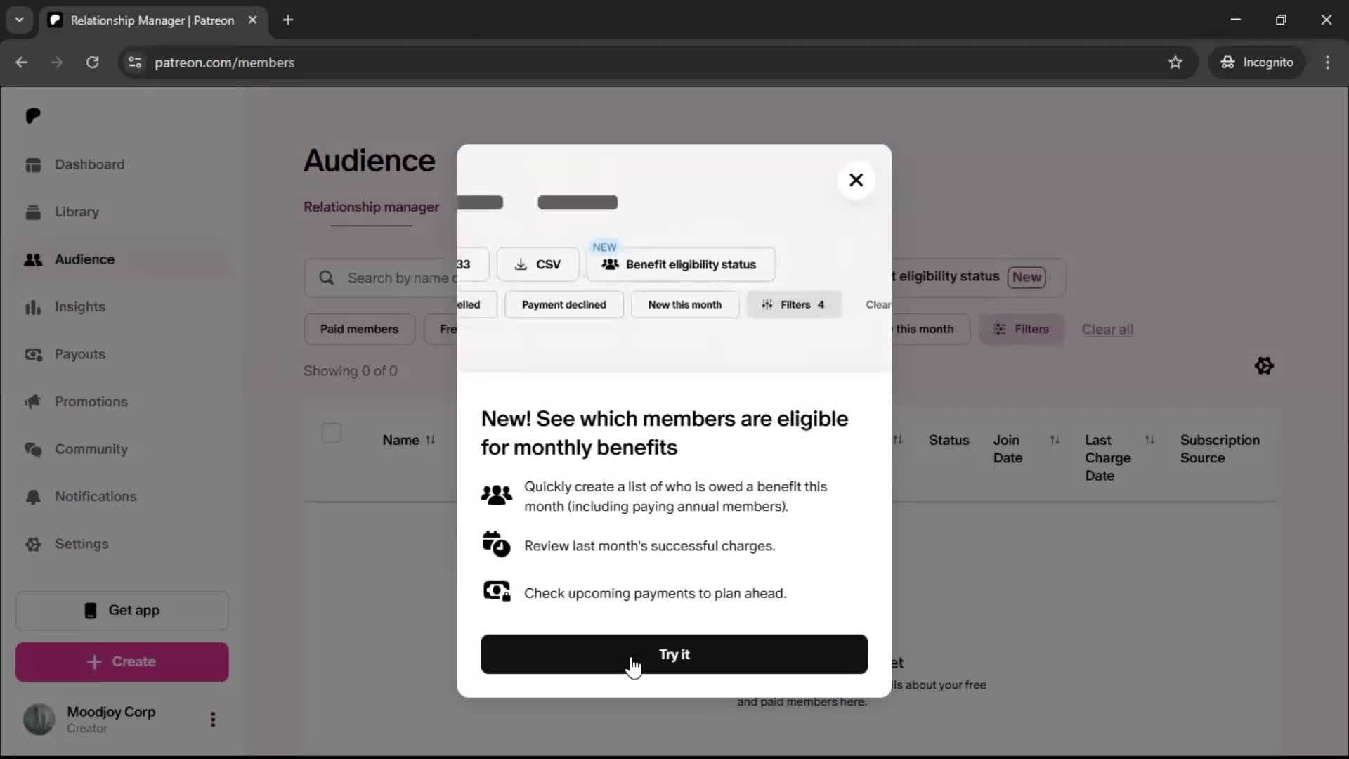 General browsing screenshot