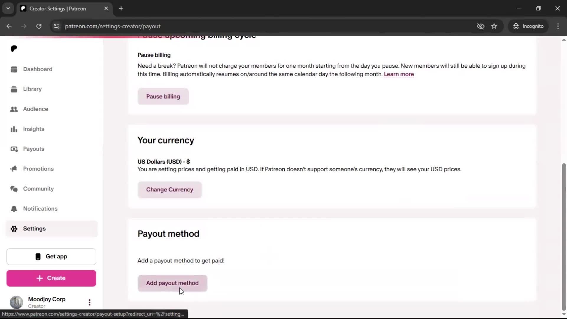 General browsing screenshot