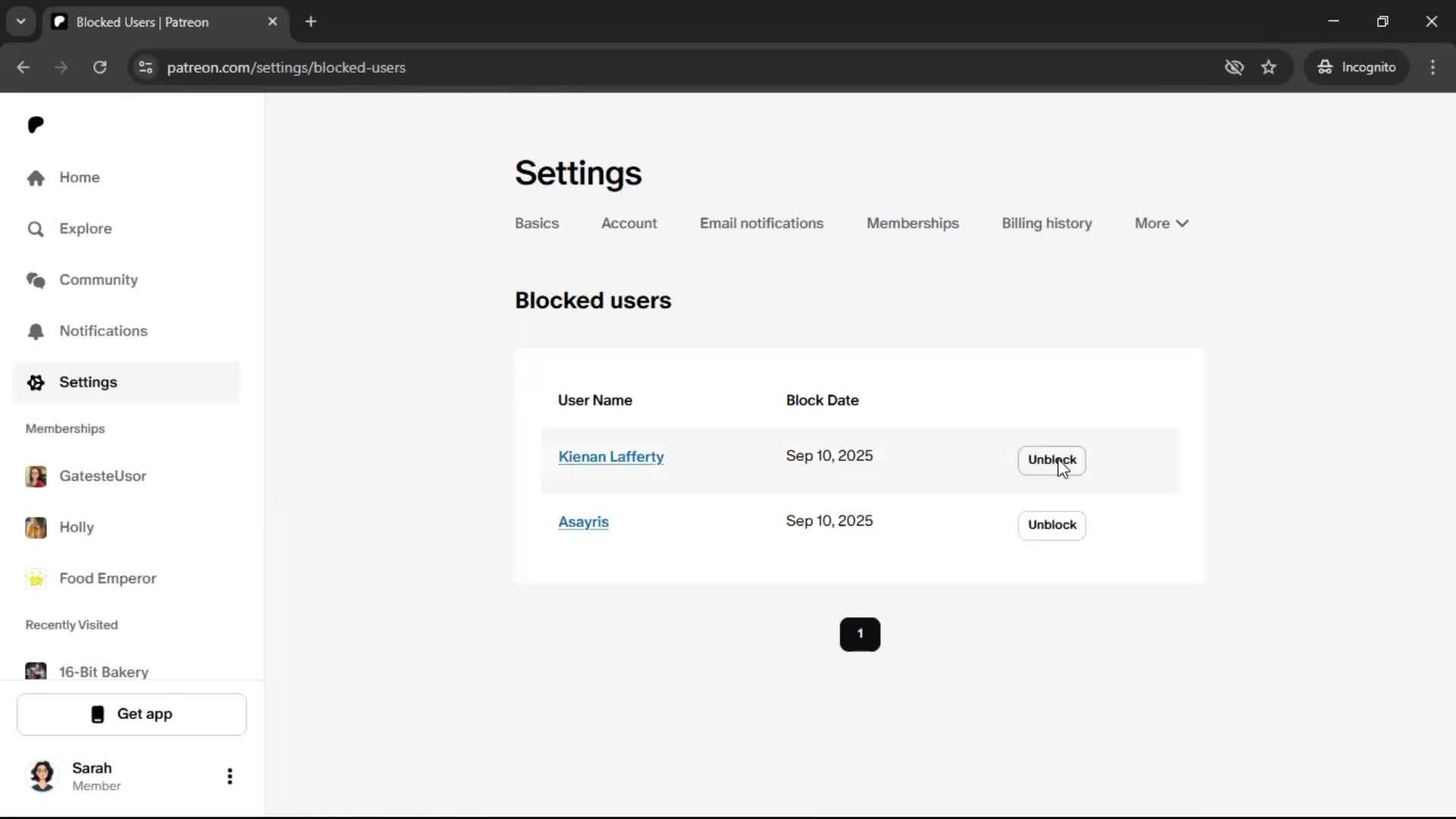 General browsing screenshot