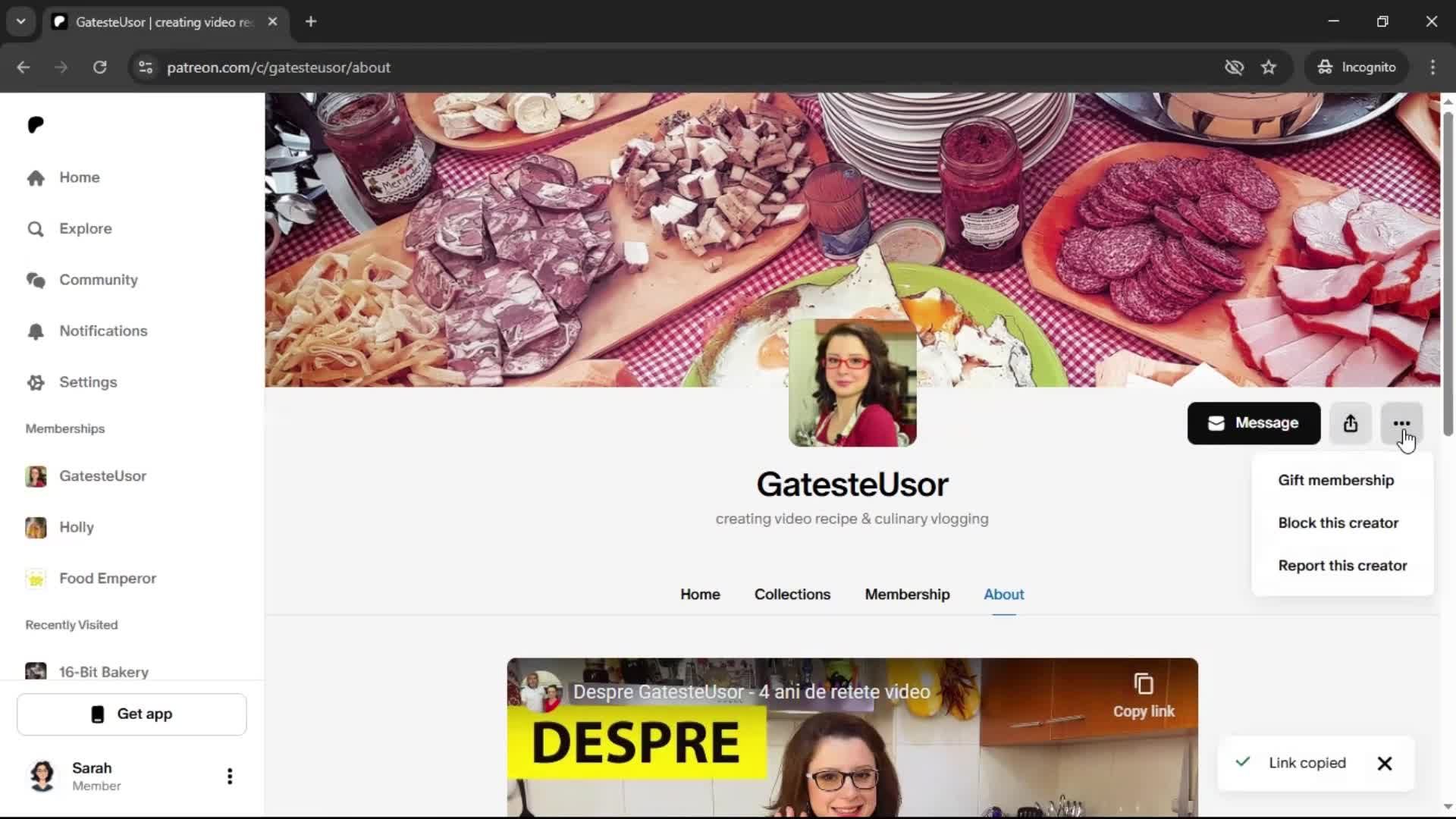 General browsing on Patreon video thumbnail