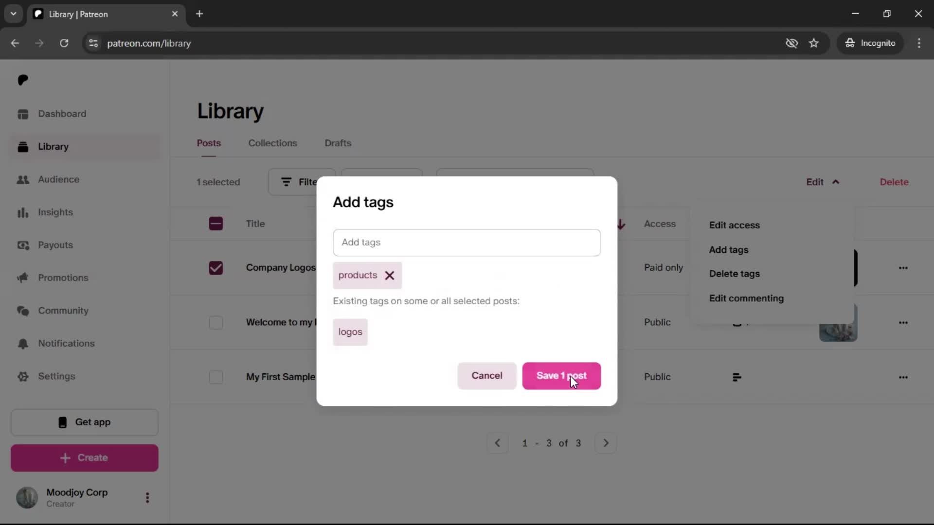 General browsing screenshot