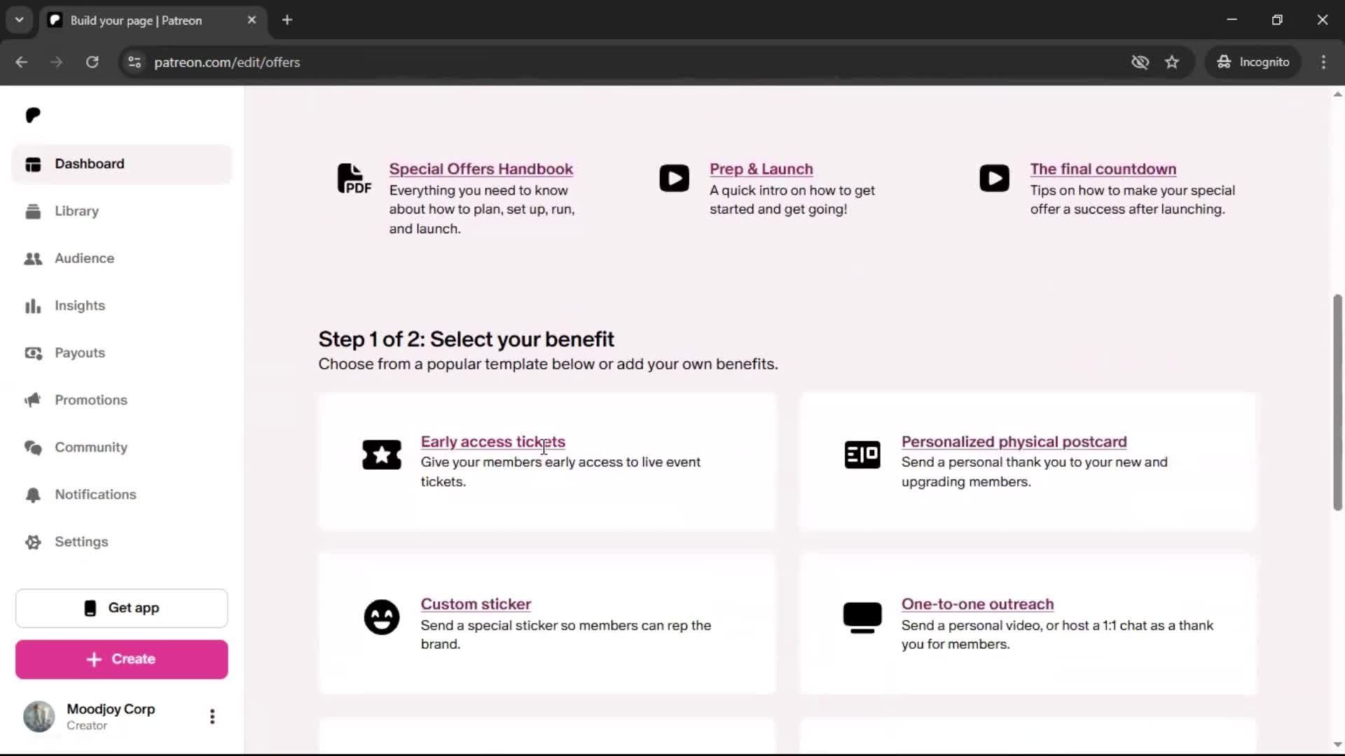 General browsing screenshot