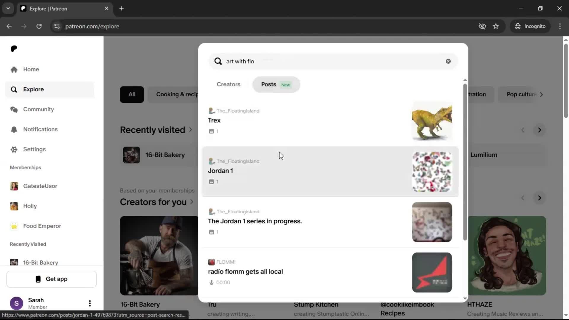 General browsing screenshot